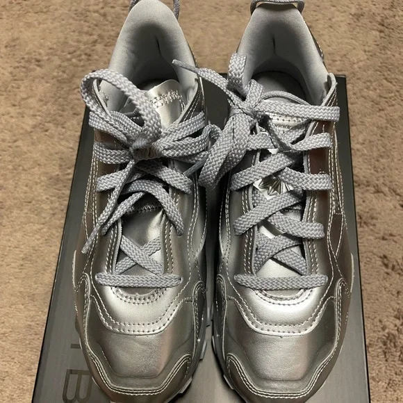 Reebok Shoes Reebok Womens Cardi B Classic Leather Silver